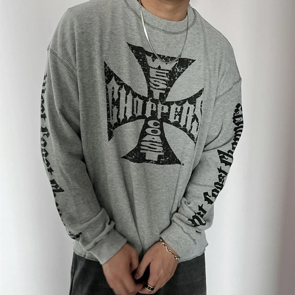 Vintage Oversized Y2K Long Sleeve Tee – Streetwear - SAGGIN DREAMS