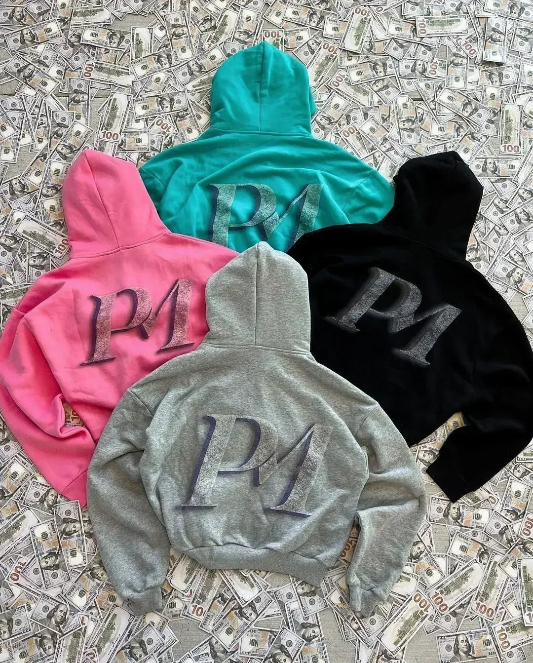 Dollar Bill Zip Up - SAGGIN DREAMS