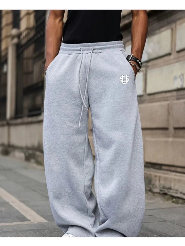 American Barrel Streetwear Sweatpants – Y2K Wide Leg - SAGGIN DREAMS