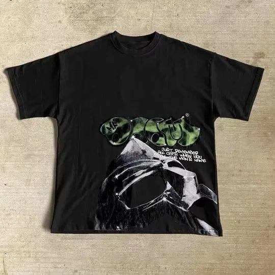 MF Doom Graphic Print T-Shirt - SAGGIN DREAMS