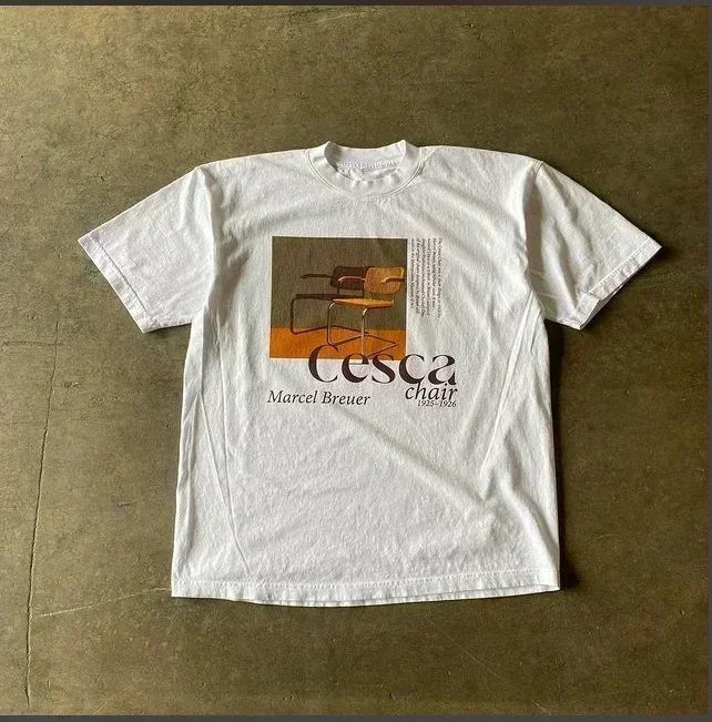 Streetwear Graphic Tee – Y2K Aesthetic Unisex T-Shirt - SAGGIN DREAMS