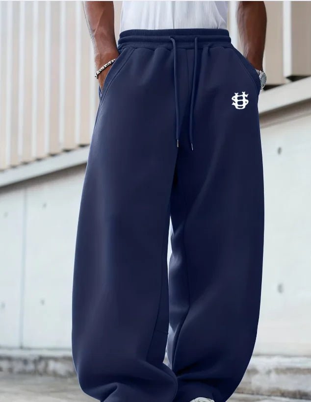 American Barrel Streetwear Sweatpants – Y2K Wide Leg - SAGGIN DREAMS